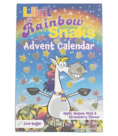 Likit Rainbow adventskalender Christmas Snoepjes en likstenen - Maddelin Equestrian Likit