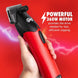 Lister Fusion Clipper in Case – Red Scheermachines - Maddelin Equestrian Lister