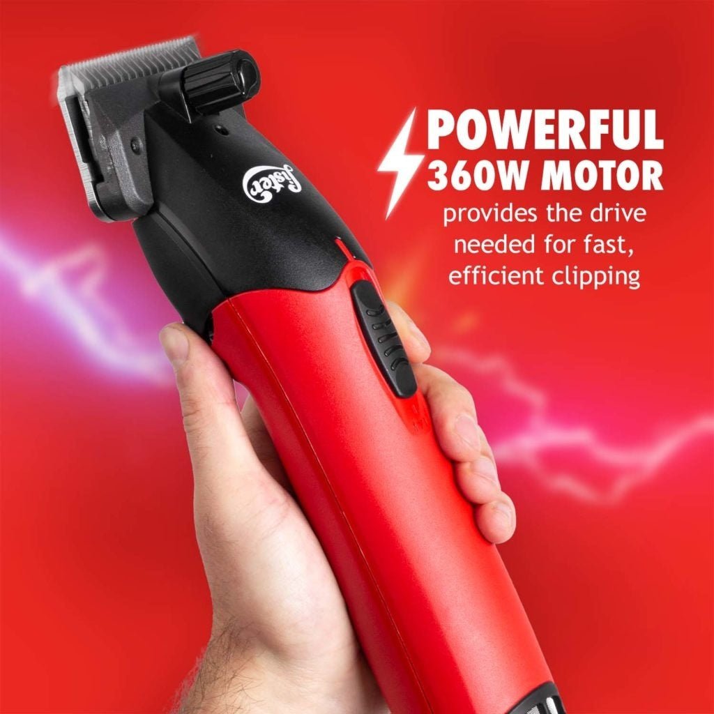 Lister Fusion Clipper in Case – Red Scheermachines - Maddelin Equestrian Lister