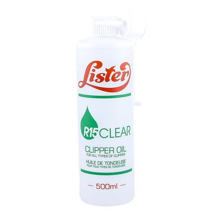Lister Shearing R15 olie 500ml Scheermachines - Maddelin Equestrian Lister