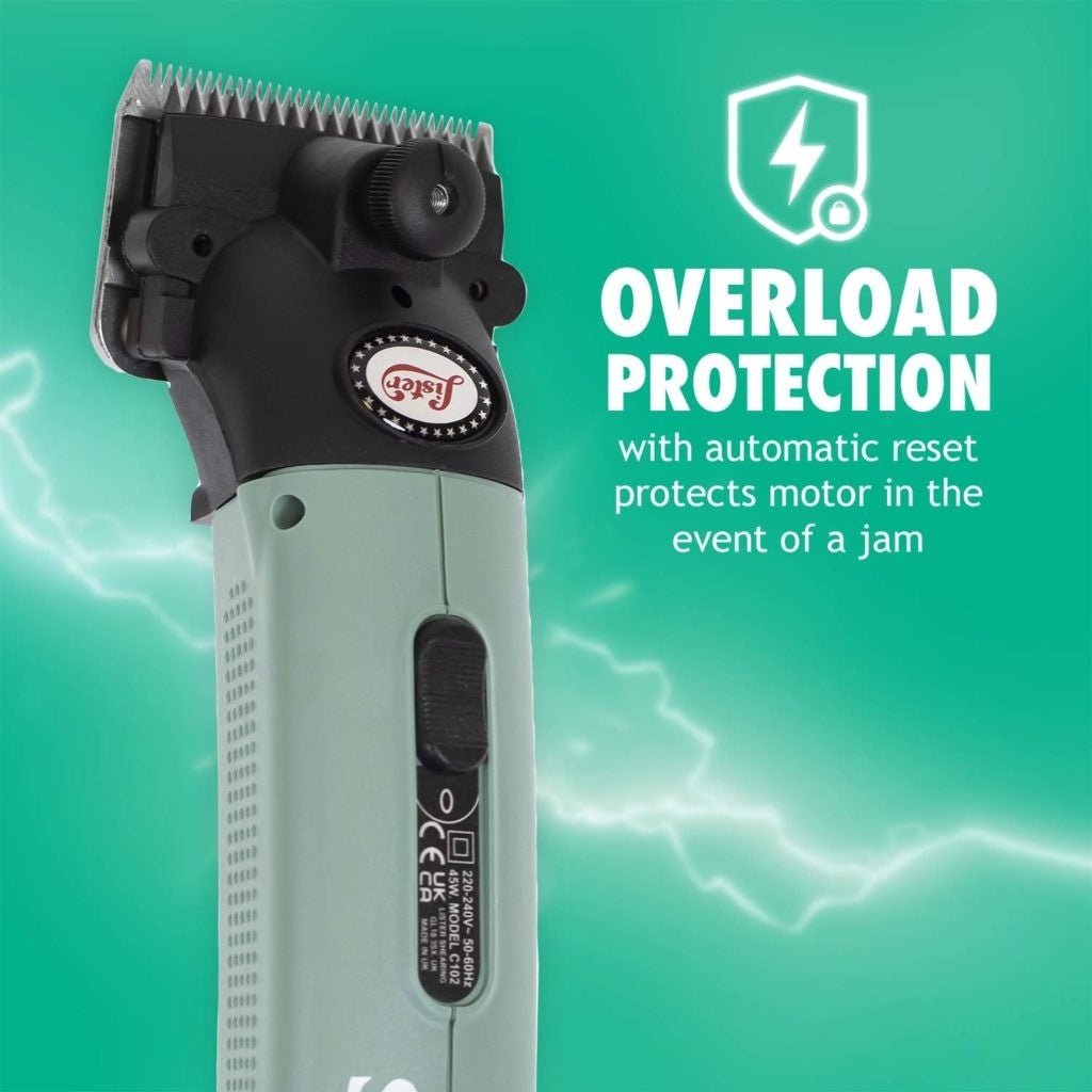 Lister Star Scheermachine met Opbergtas – Groen Scheermachines - Maddelin Equestrian Lister