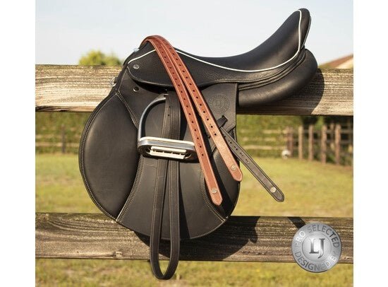 LJ Leathers Beugelriemen Aniline Leder Beugelriemen - Maddelin Equestrian LJ Leathers
