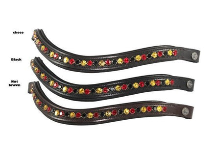 LJ Leathers Frondeel Belgium Frontriemen - Maddelin Equestrian LJ Leathers