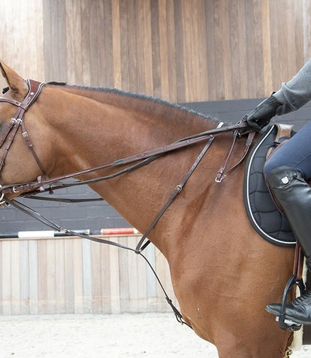 LJ Leathers Full Jump Assist By Symons Hulpteugels - Maddelin Equestrian LJ Leathers