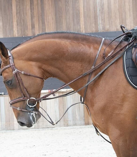 LJ Leathers Full Jump Assist By Symons Hulpteugels - Maddelin Equestrian LJ Leathers