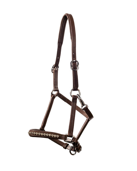 LJ Leathers Halster Mini Crystal Veulenhalsters - Maddelin Equestrian LJ Leathers