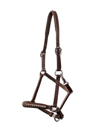 LJ Leathers Halster Mini Crystal Veulenhalsters - Maddelin Equestrian LJ Leathers