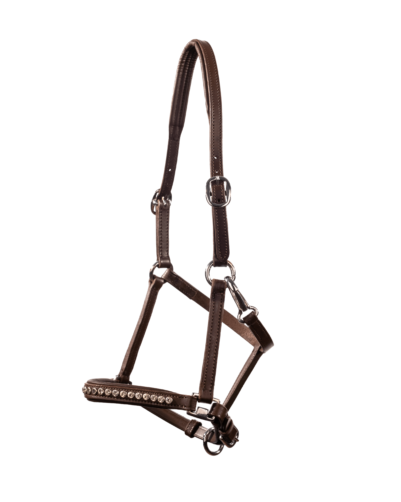LJ Leathers Halster Mini Crystal Veulenhalsters - Maddelin Equestrian LJ Leathers