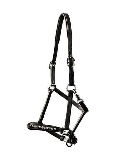 LJ Leathers Halster Mini Crystal Veulenhalsters - Maddelin Equestrian LJ Leathers