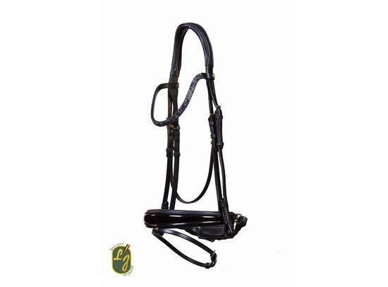 LJ Leathers Hoofdstel Blue Rock Trenshoofdstellen - Maddelin Equestrian LJ Leathers