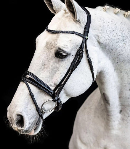 LJ Leathers Hoofdstel Blue Rock Trenshoofdstellen - Maddelin Equestrian LJ Leathers