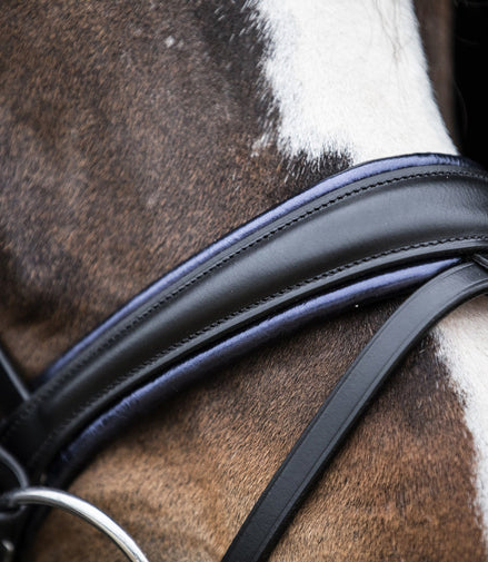 LJ Leathers Hoofdstel "Dreaming Blue" Limited Edition Trenshoofdstellen - Maddelin Equestrian LJ Leathers