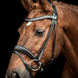 LJ Leathers Hoofdstel Sarra Rond Genaaid Trenshoofdstellen - Maddelin Equestrian LJ Leathers