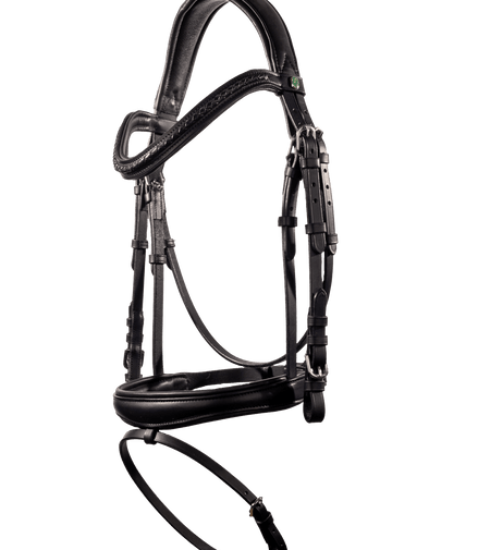 LJ Leathers Hoofdstel TRESS gecombineerde neusriem Trenshoofdstellen - Maddelin Equestrian LJ Leathers