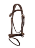 LJ Leathers Hoofdstel TRESS gecombineerde neusriem Trenshoofdstellen - Maddelin Equestrian LJ Leathers