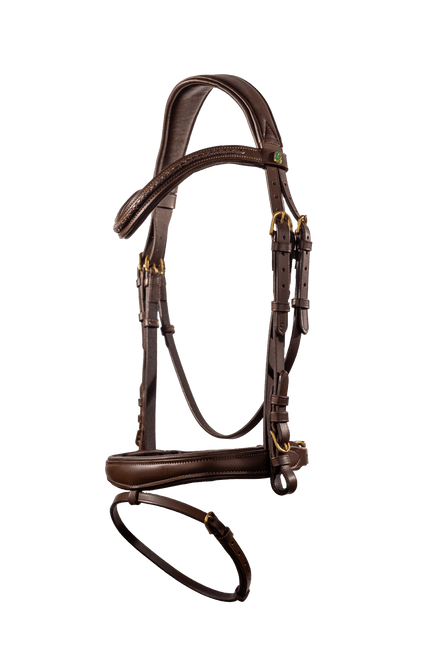 LJ Leathers Hoofdstel TRESS gecombineerde neusriem Trenshoofdstellen - Maddelin Equestrian LJ Leathers