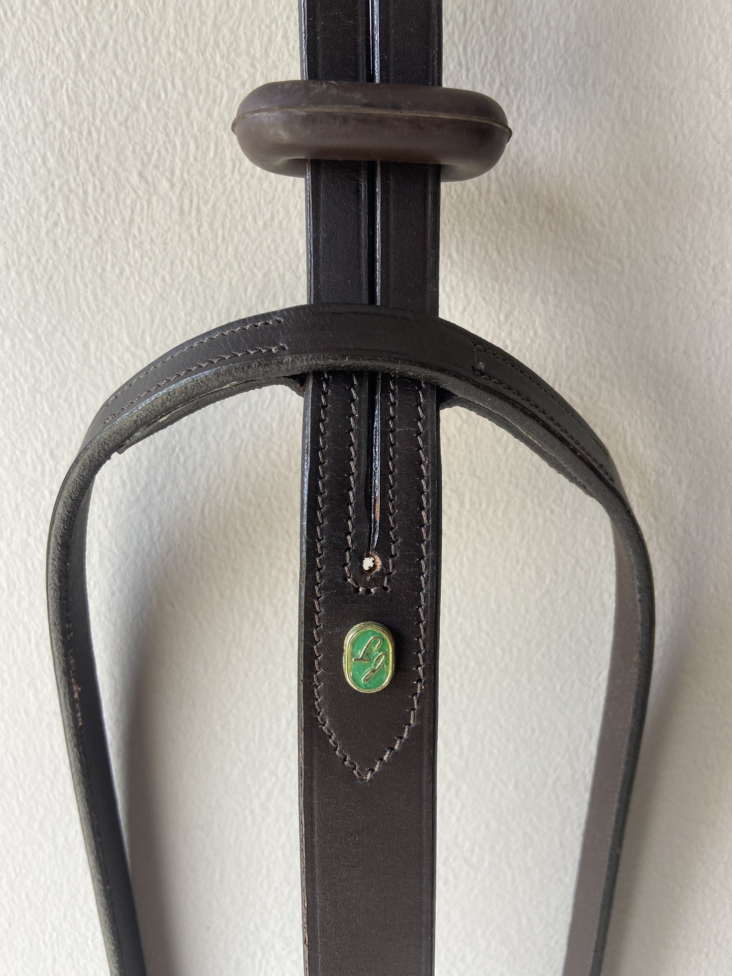 LJ Leathers Martingaal; Chroom Gespen Borstriemen en martingalen - Maddelin Equestrian LJ Leathers