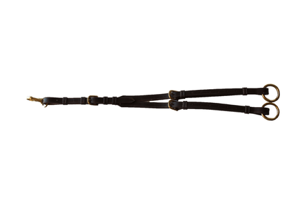 LJ Leathers Martingaalvork met messing gesp Borstriemen en martingalen - Maddelin Equestrian LJ Leathers