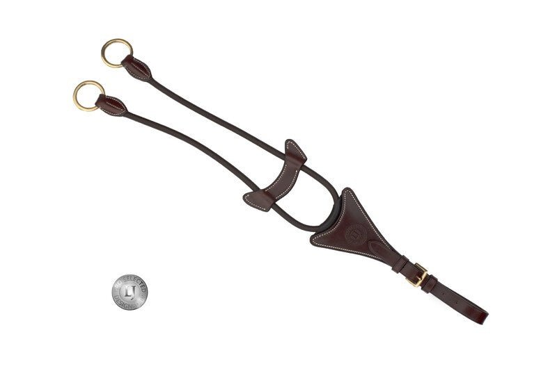 LJ Leathers Pro Selected Elastische Martingaalvork Borstriemen en martingalen - Maddelin Equestrian LJ Leathers