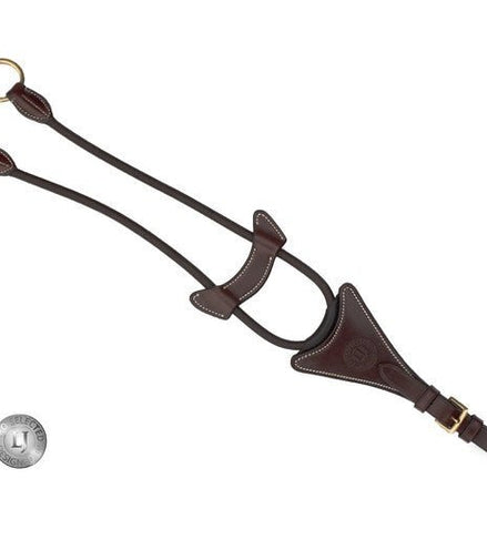 LJ Leathers Pro Selected Elastische Martingaalvork Borstriemen en martingalen - Maddelin Equestrian LJ Leathers