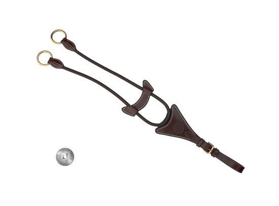 LJ Leathers Pro Selected Elastische Martingaalvork Borstriemen en martingalen - Maddelin Equestrian LJ Leathers