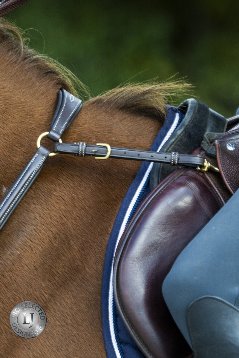 LJ Leathers Pro Selected Heritage Jachtmartingaal Borstriemen en martingalen - Maddelin Equestrian LJ Leathers
