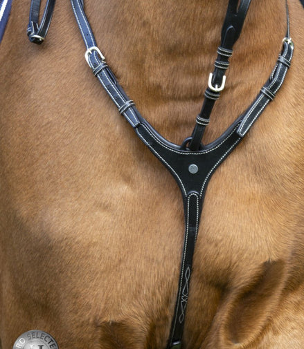 LJ Leathers Pro Selected Heritage Jachtmartingaal Borstriemen en martingalen - Maddelin Equestrian LJ Leathers