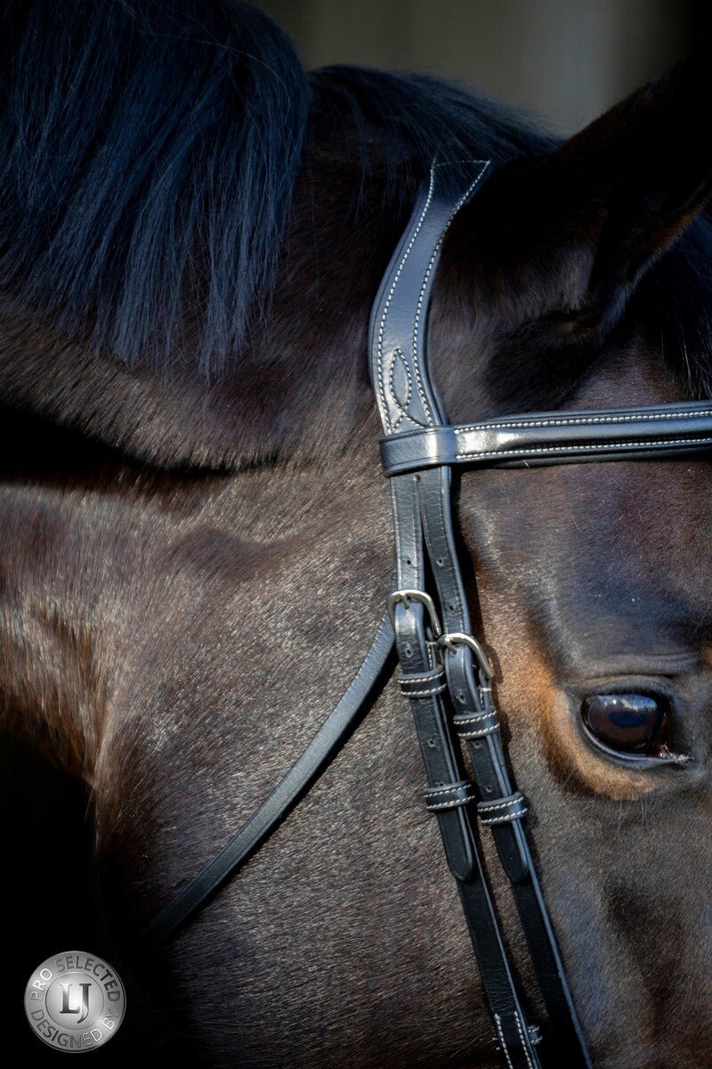 LJ Leathers Pro Selected Hoofdstel Heritage Trenshoofdstellen - Maddelin Equestrian LJ Leathers