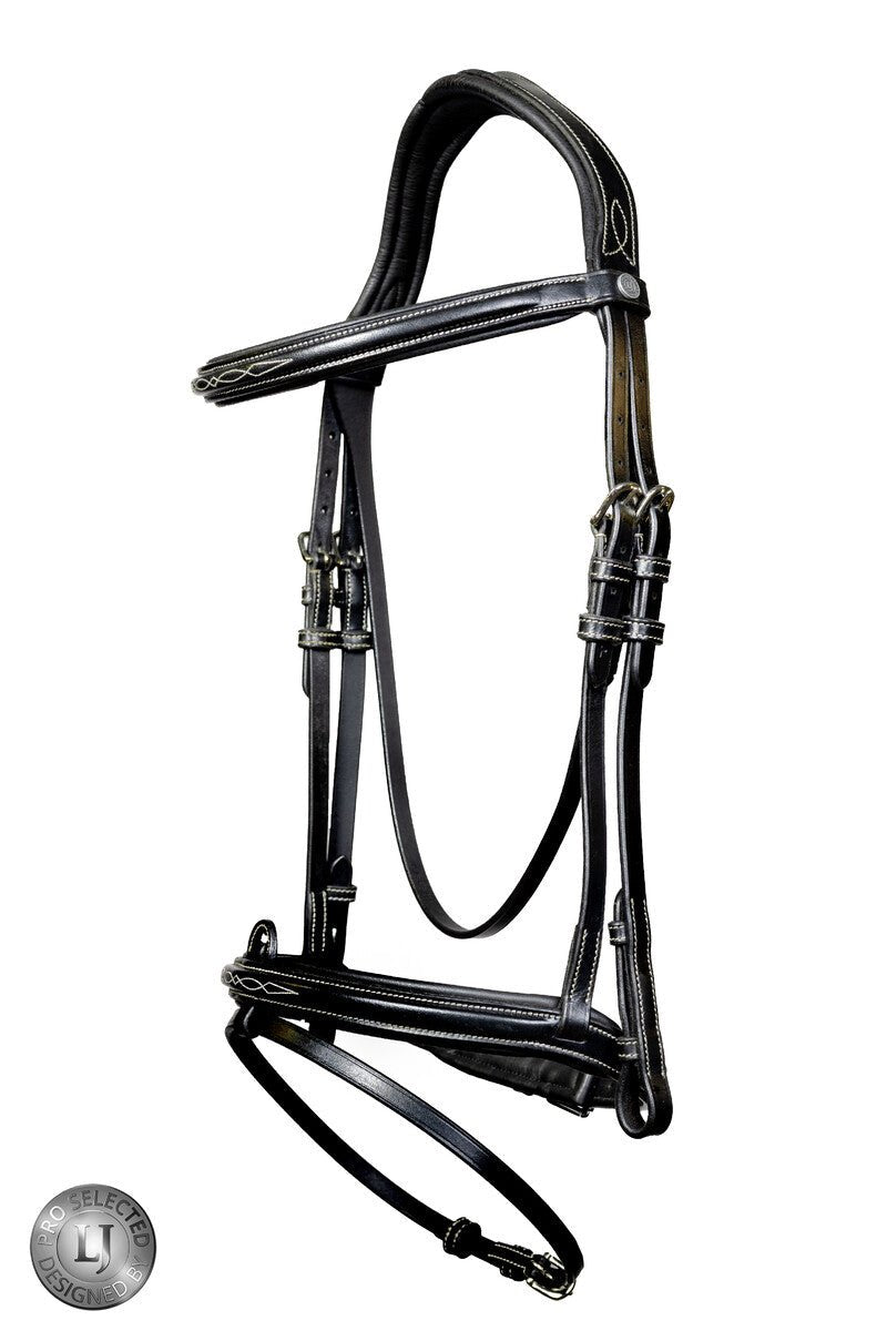 LJ Leathers Pro Selected Hoofdstel Heritage Trenshoofdstellen - Maddelin Equestrian LJ Leathers