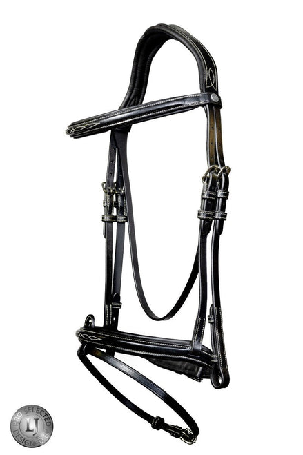 LJ Leathers Pro Selected Hoofdstel Heritage Trenshoofdstellen - Maddelin Equestrian LJ Leathers