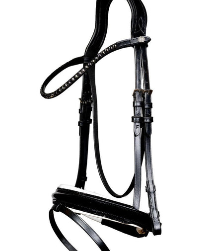 LJ Leathers Pro Selected Hoofdstel Sunline Black Trenshoofdstellen - Maddelin Equestrian LJ Leathers