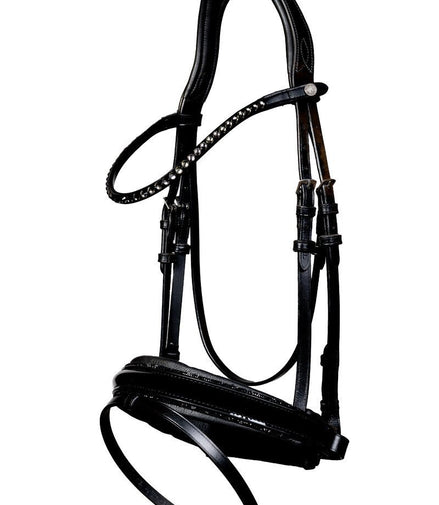 LJ Leathers Pro Selected Hoofdstel Sunline Black Trenshoofdstellen - Maddelin Equestrian LJ Leathers