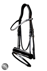 LJ Leathers Pro Selected Hoofdstel Sunline Silver Trenshoofdstellen - Maddelin Equestrian LJ Leathers