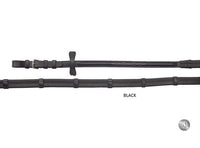 LJ Leathers Pro Selected Teugel rubber met stoppers Teugels - Maddelin Equestrian LJ Leathers