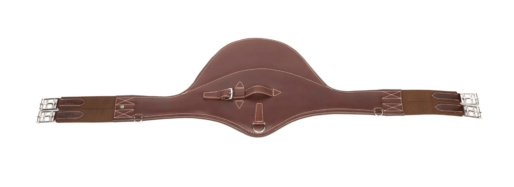 LJ Leathers Singel Leder met buikflap Singels - Maddelin Equestrian LJ Leathers