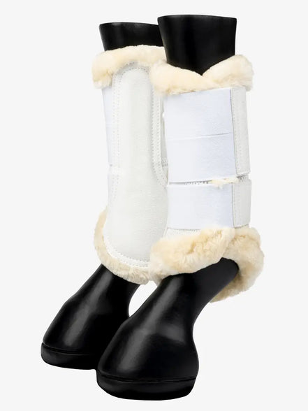 LeMieux Fleece Edge Mesh Brushing Tendon Boots