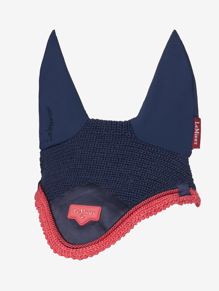 Loire Oornetje Navy/Cranberry Oornetjes - Maddelin Equestrian LeMieux