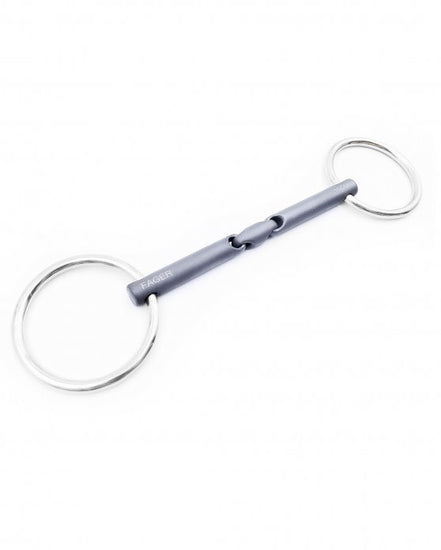 Fager Madeleine Titanium Onderlegtrens Dubbel Gebroken Losse ringen