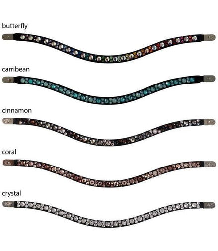 Magic Tack Bling For Browband Magic Tack Long Curved; Mixed Frontriemen - Maddelin Equestrian Magic Tack