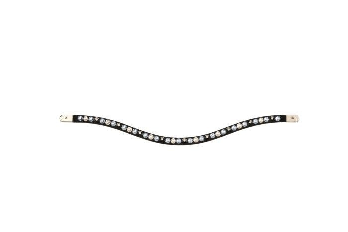 Magic Tack Bling for browband Magic Tack long curved; one row Frontriemen - Maddelin Equestrian Magic Tack