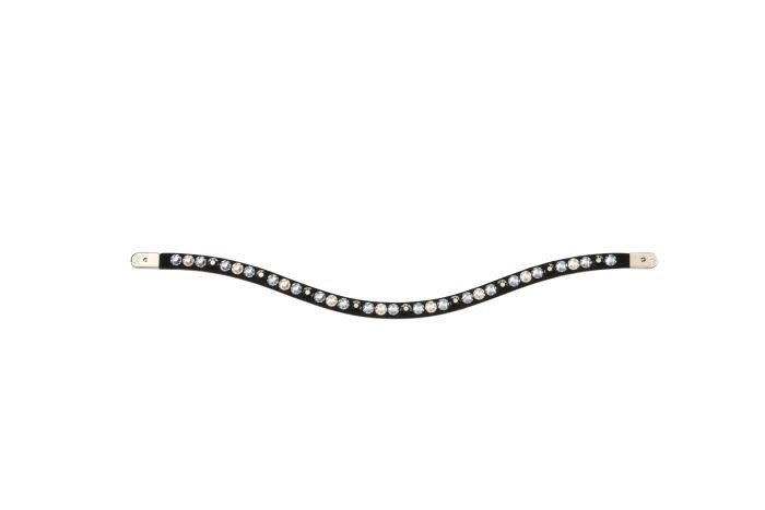 Magic Tack Bling for browband Magic Tack long curved; one row Frontriemen - Maddelin Equestrian Magic Tack