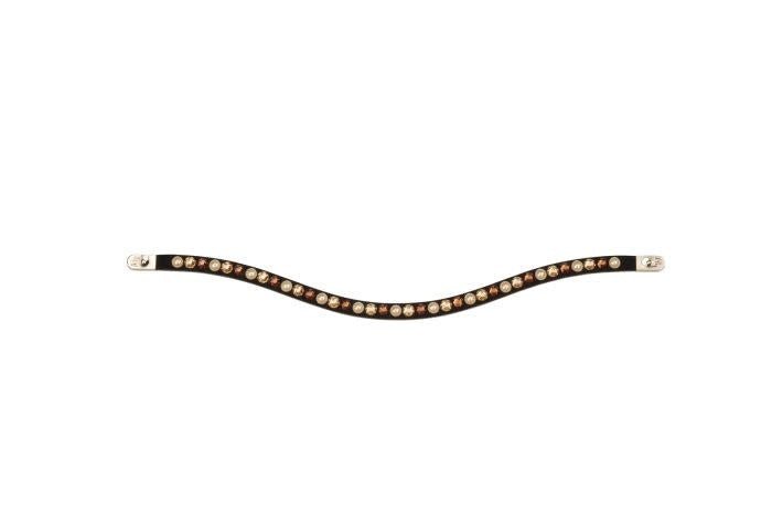 Magic Tack Bling for browband Magic Tack long curved; one row Frontriemen - Maddelin Equestrian Magic Tack