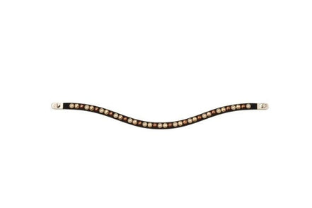 Magic Tack Bling for browband Magic Tack long curved; one row Frontriemen - Maddelin Equestrian Magic Tack