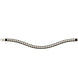 Magic Tack Bling for browband Magic Tack long curved; one row Frontriemen - Maddelin Equestrian Magic Tack