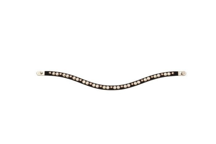 Magic Tack Bling for browband Magic Tack long curved; one row Frontriemen - Maddelin Equestrian Magic Tack