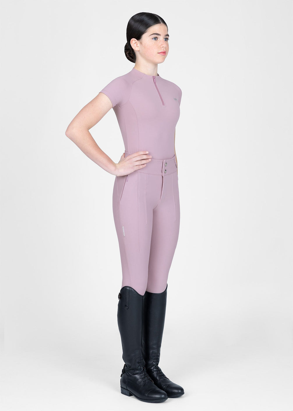 Maximilian YR Nora Short Sleeve Base Layer Kids Kids Truien & Shirts - Maddelin Equestrian Maximilian