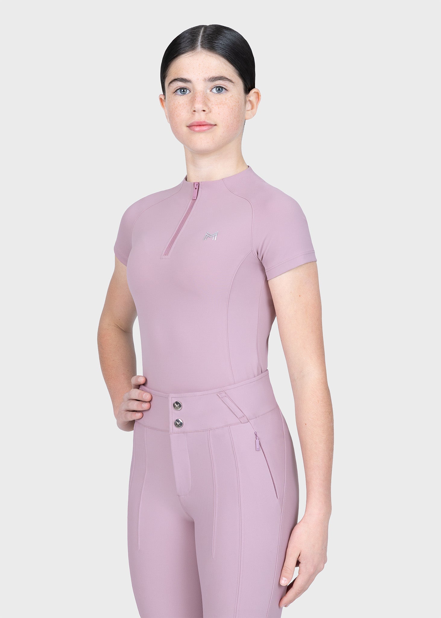 Maximilian YR Nora Short Sleeve Base Layer Kids Kids Truien & Shirts - Maddelin Equestrian Maximilian