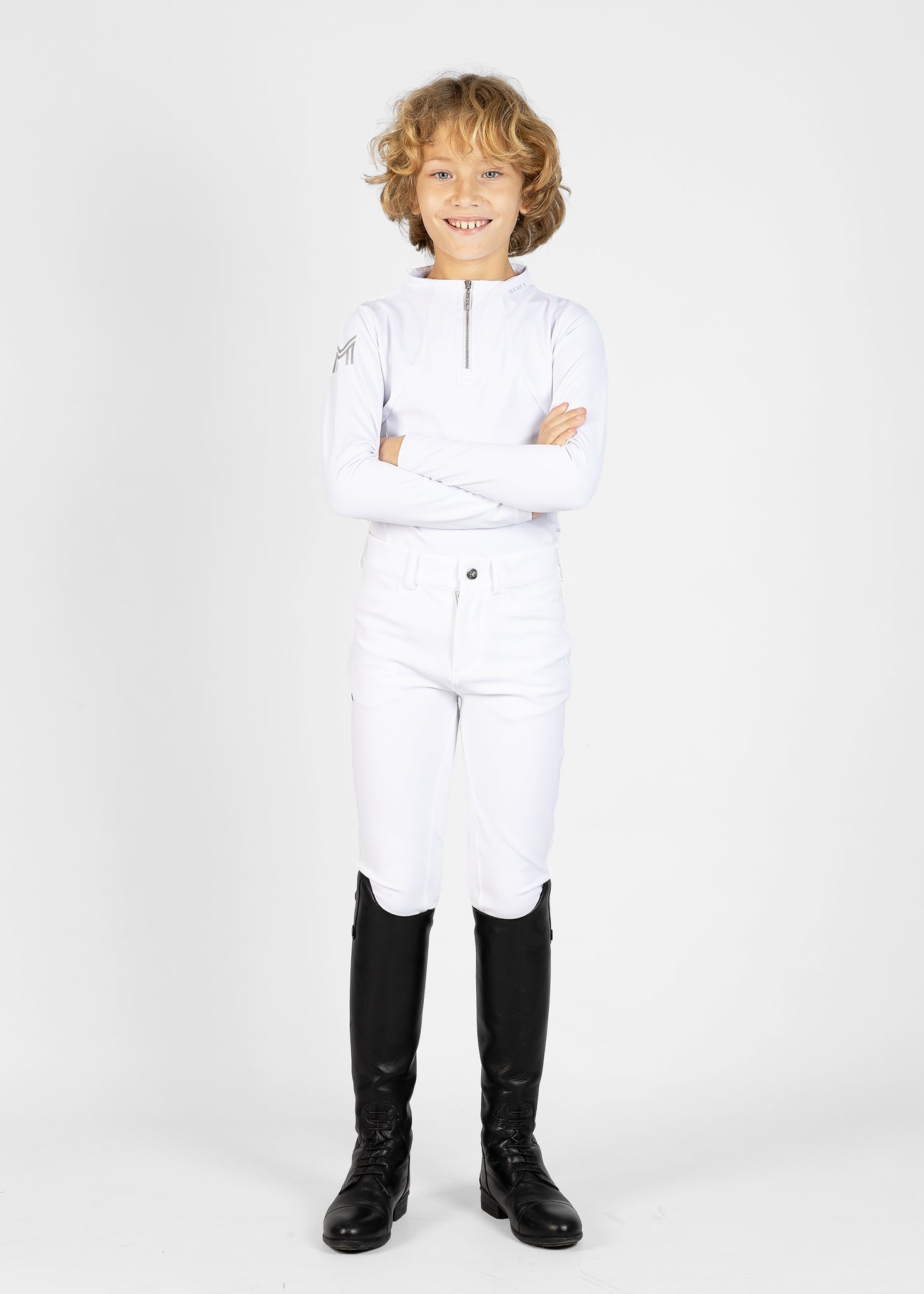 Maximilian YR Performance Rijbroek Full Grip Jongens Kids Rijbroeken - Maddelin Equestrian Maximilian