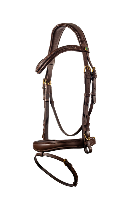 LJ Leathers Hoofdstel TRESS gecombineerde neusriem