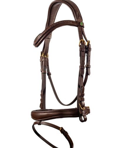 LJ Leathers Hoofdstel TRESS gecombineerde neusriem